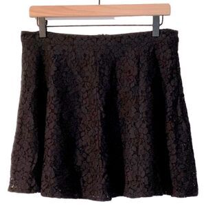 TopShop Lace Overlay Mini Skirt